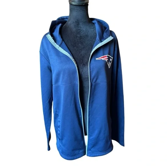 Fanatics New England Patriots Zip-Up Hoodie - Size M Men’s - Picture 7 of 11